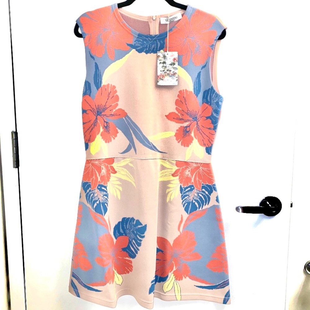 Valentino Couture Hawaiian Collection floral dress